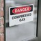 Signmission Compressed Gas Danger Sign, Vinyl Decal, 7in W x 5in L, 2PK OS-2PACK-DS-D-57-L-1076 - alternate 6